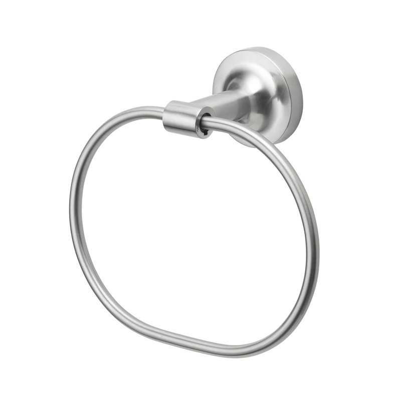 Avalon Towel Ring Bath Hardware Accessory, Satin Nickel