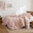 Soft Cotton Duvet Cover With Subtle Fine Stripes – Lightweight, Skin-friendly, Naturally Wrinkled Comfort For Bedroom-122763166-122763169