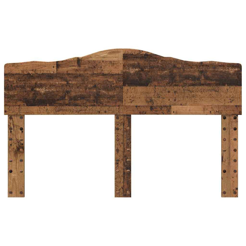 Panel Headboard, EU Double - 140 x 200 cm, Old Wood
