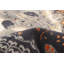 Tapis décoratif de conception unique 5 pi 5 po x 8 pi noué à la main New Age
