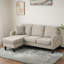 3 Seater Linen Sofa-421191312