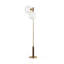 Lampe sur pied Kristy - noyer naturel
