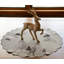 Plateau de table gris à motif de renne brodé Jovonny-1912062235