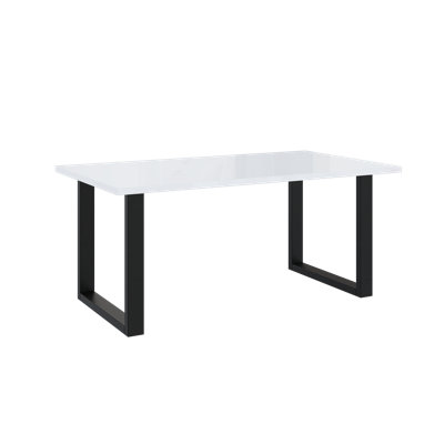 Dining Table Asai with Black Metal Legs