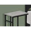Table de bout Living Room - Gris et stratifié stable pour l'extérieur contemporain de patio
