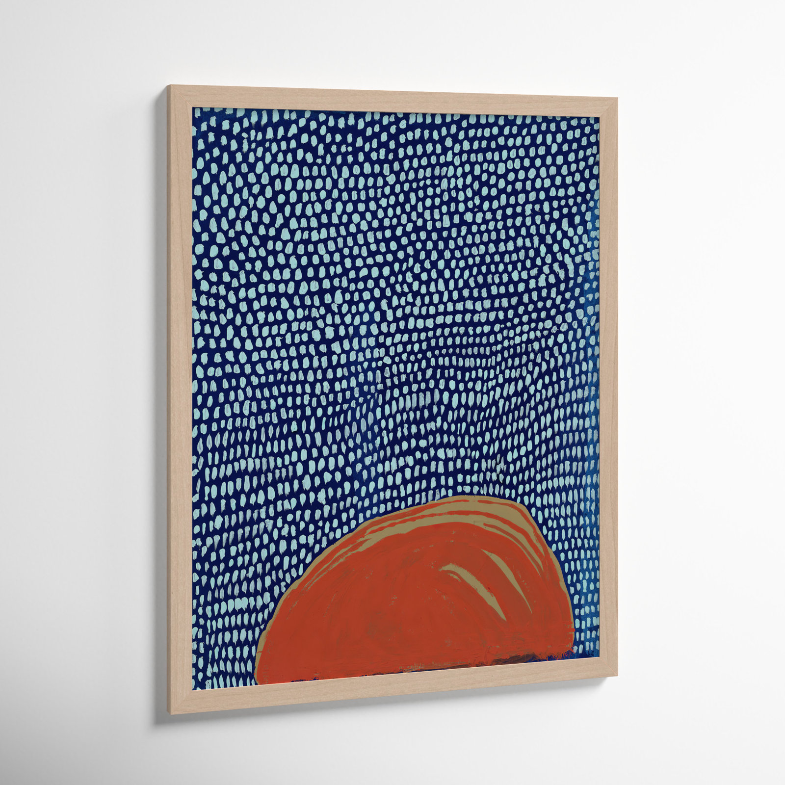 Starscape 5 by Andrea Stokes, Maple Wood Framed, 38" H x 30" W