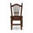 5 Piece Kitchen Table & Chairs Set Includes a Round Dining Table with Pedestal and 4 Dining Room Chairs, Mahogany-1832295020-1752936015