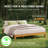 Solid Rubberwood Platform Bed-1136755662-1136755667