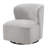 28" Wide Modern Upholstered Wing Back Swivel Barrel Chair-50377404