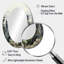 Pin Misty Mountain I - grand miroir mural ovale sur métal-1690037981