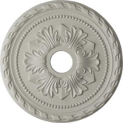 20 médaillons de plafond Palmetto de 20 7/8 po x 3 5/8 po x P 1 5/8 po (convient aux auvents de 5 po ou moins)