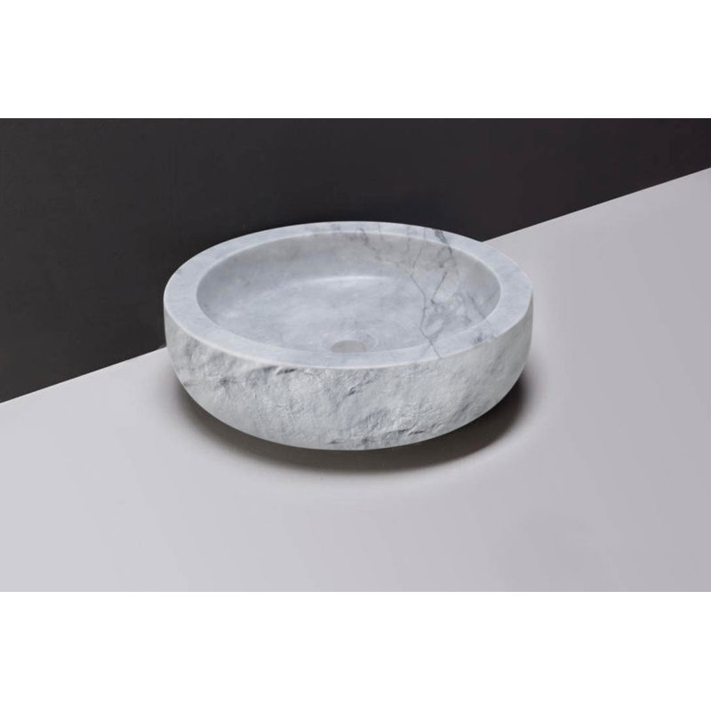 Forzalaqua Granite Handmade Circular Bathroom Sink