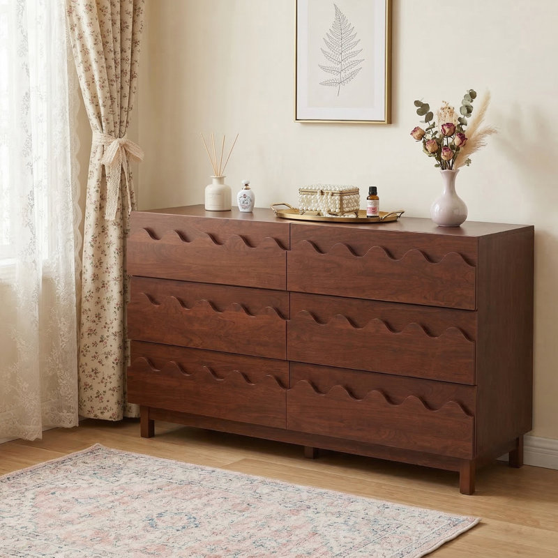 Commode double 60 ", Noyer