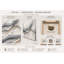 Art mural abstrait gris marbré sur toile, peinture moderne blanche, noire et beige, décoration murale sur toile tendue-2086495203
