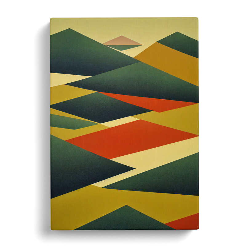 Forest Mid Century Style Vol.1 - Wrapped Canvas, 50cm H x 35cm W x 3cm D