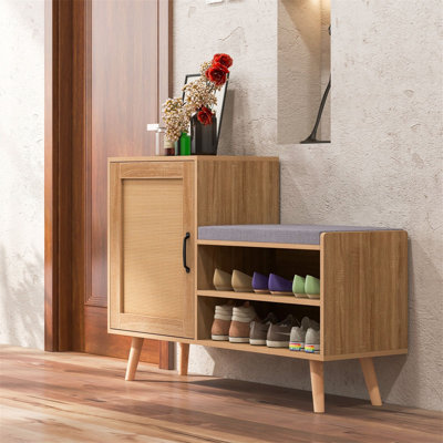 4 Pair Shoe Storage Cabinet