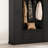 Retro Farmhouse Style Entryway Set, Featuring Four Side Cabinets With Adjustable Shelves, A Beaded Bench With A Coat Rack And Five Coat Hooks, In Black.-760493774