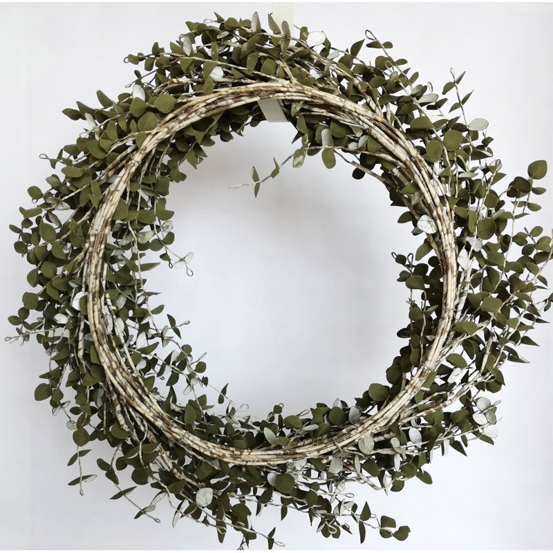 24" Spring Eucalyptus Front Door Wreath