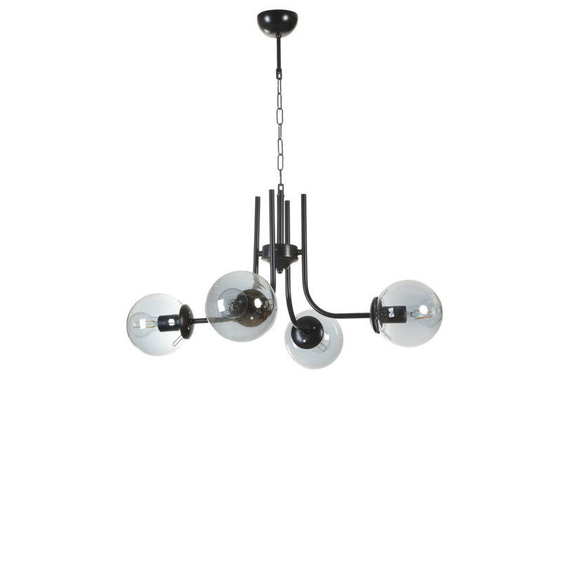 Chandle Chandelier, Black/Fume