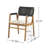 Brendalyn Rope Woven Acacia Dining Chair Set-2024256880