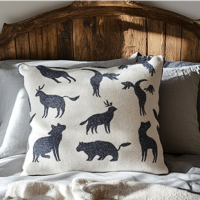 Coussin North American Wildlife