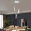 Luminaire suspendu cylindrique à DEL 3 lumières Haruhiro-1201696097