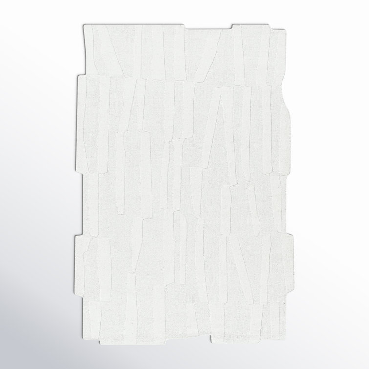 Icacos Hand Loomed Wool Cream Rug