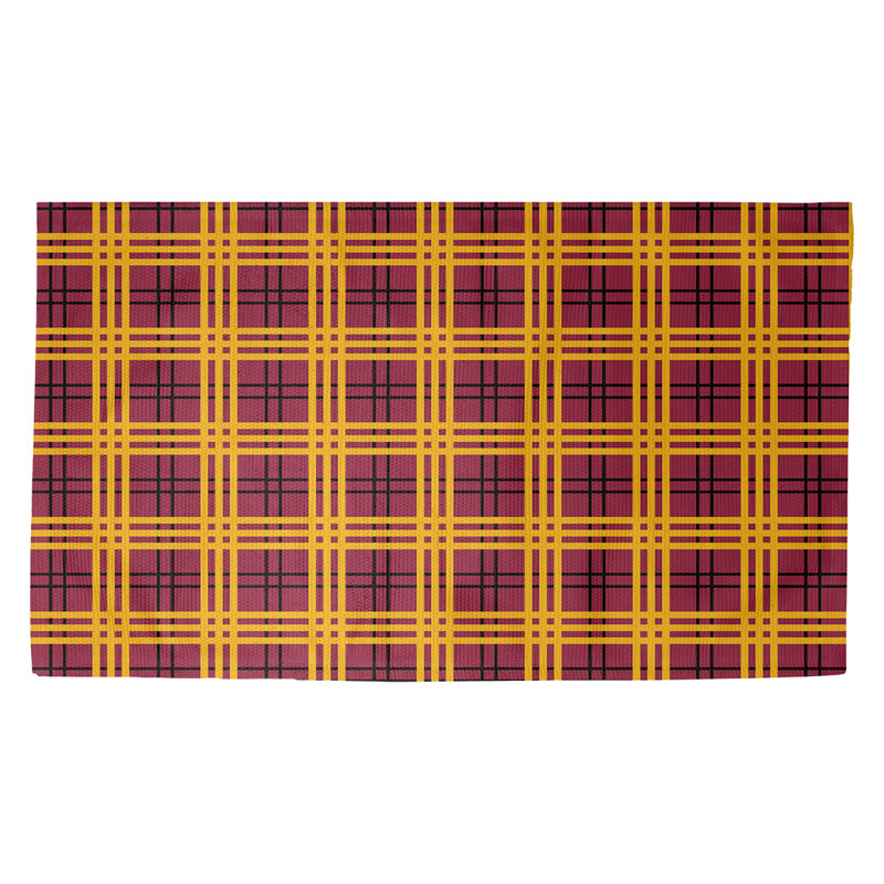 Plaid Indoor Rug, Rectangle 2' x 3'