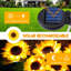 Yellow Stainless Steel Solar Powered Integrated LED Metal Pathway Light