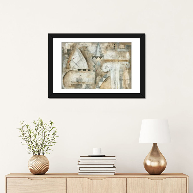 « alba » par eric waugh, impression sur toile, H 16 po x l 24 po x P 1 po, Papier avec cadre noir, Blanc