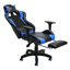 Wade Logan Adjustable Reclining Ergonomic Swiveling PC & Racing Game Chair with Footrest-1603155119