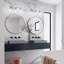 Meuble-lavabo 3 lumières à intensité variable chromé avec abat-jour sphérique transparent-1076940630-1076940648