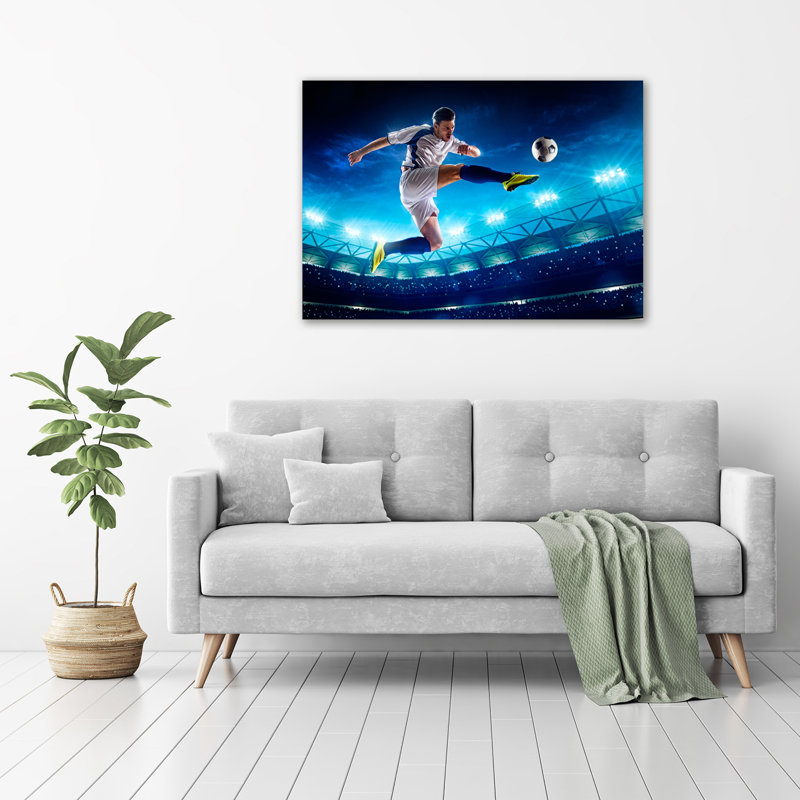 Footballer - Wrapped Canvas Print