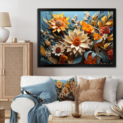 Tournesol jaune, bleu, tournesol, symphonie