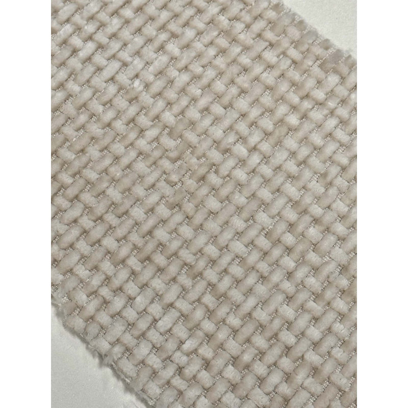 Chenille Sofa, 34.25" H x 125.19" W x 83.86" D, 4, Beige