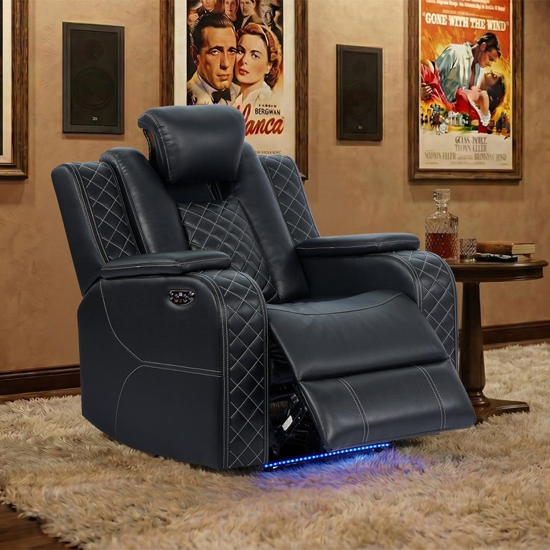 Fauteuil inclinable électrique à deux moteurs Lamana, Noir