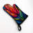 Stained Blossoms Oven Mitt Cotton Twill