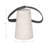 Marrice Decorative Object Marble and Leather Modern Handle Accent for Home Office Decor - 5" Black & White