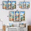 Coastal Tranquility Horizon - Ensemble de 3 décorations murales océan-1080449133-1080449132