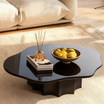 French Black Luxury Coffee Table by Orren Ellis