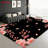 Large Area Rug, Pink Cherry Blossom Floral Pattern, Machine Washable Non Slip, Indoor Decor for Living Room Bedroom Entryway Front Door Kitchen Balcony Apartment Cozy Home-1442930064