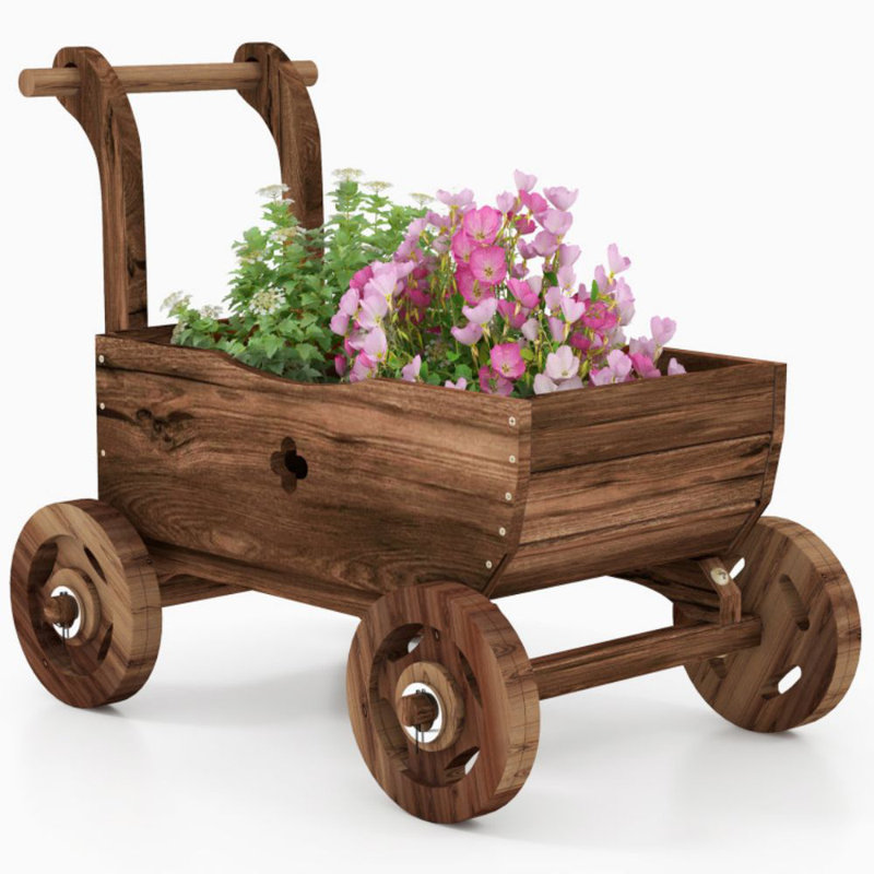 Boîte à fleurs en bois pour jardin Patiojoy