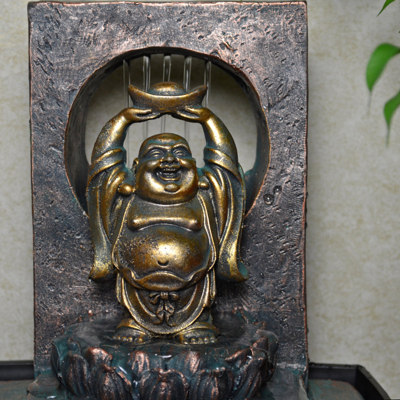 Blevins Indoor Sculptural Fountain with Lights
