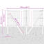 Vidaxl Hexagon Fence Steel-114622287-114622299