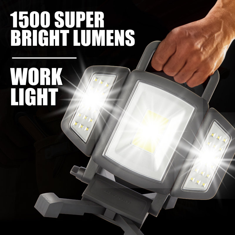 Bell + Howell Bionic Rechargeable 1000 Lumens Waterproof Multi-Directional Work Light