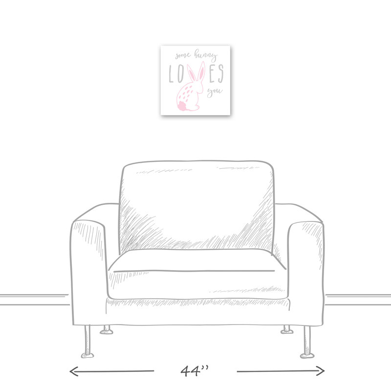 « some lapin aime you », art sur toile