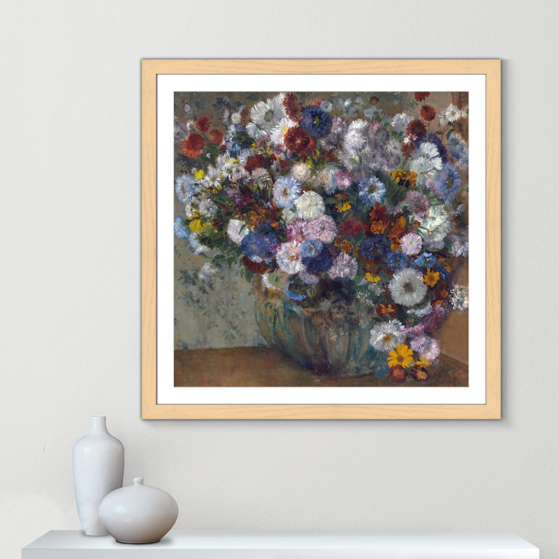 «A Vase of Flowers» par Edgar Degas, Naturel, H 37,5 po x l 37,5 po