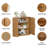 31" H X 31" L Bar Wine Cabinet Farmhouse Storage Cabinet Corner Accent Cabinet with Adjustable Shelves for Living Room and Kitchen-2062238633