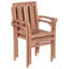 Stacking Patio Dining Armchair with Cushion