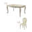 Luxury Rectangular Marble Dining Table Sets-108072302